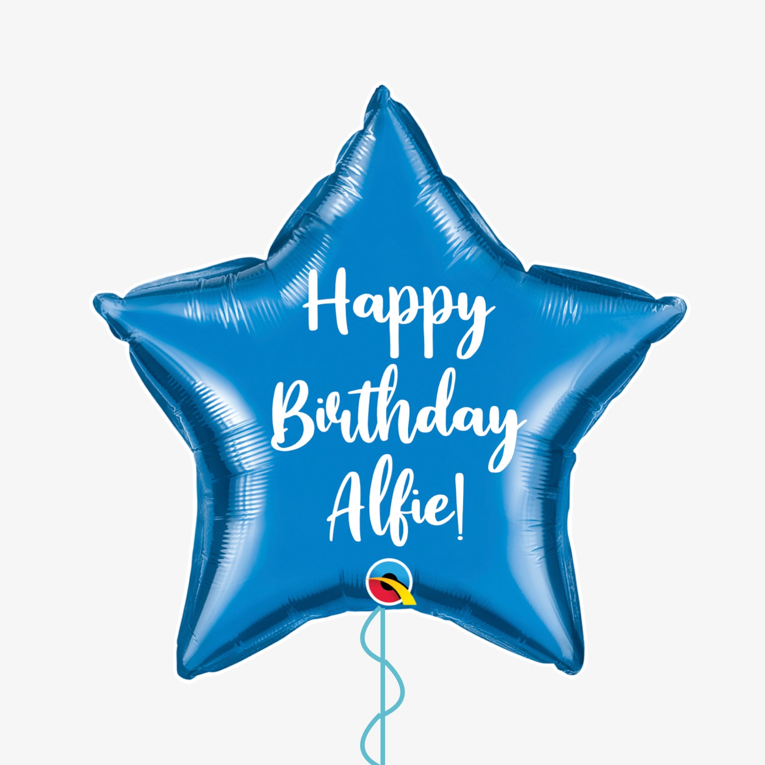 Personalised Blue Star Balloon