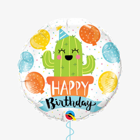 Happy Birthday Cactus Balloon