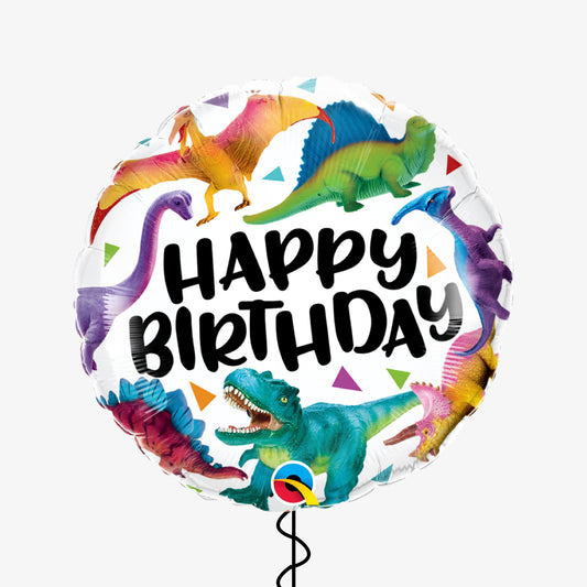 Dinosaur Happy Birthday Balloon