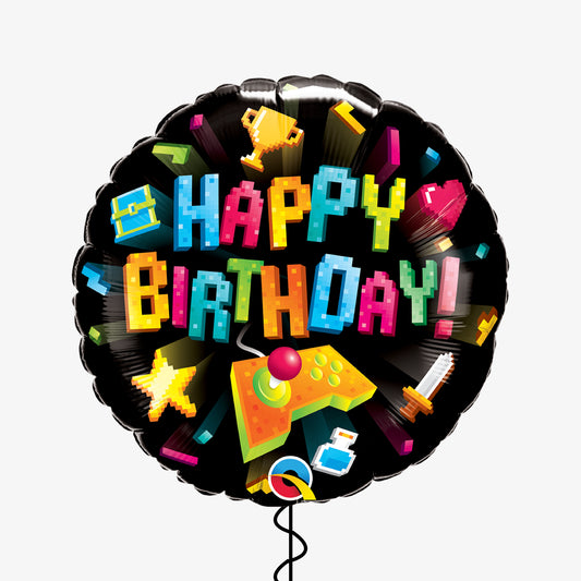Gaming Happy Birthday Balloon
