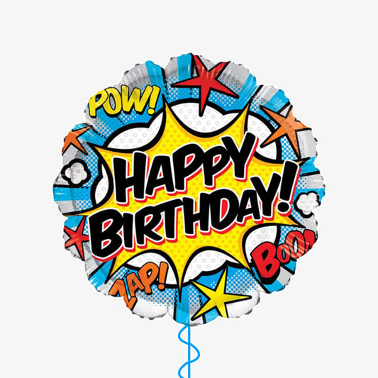 Happy Birthday Comic Balloon