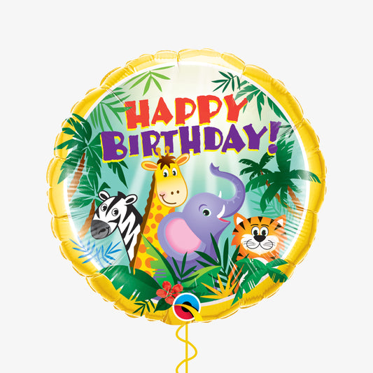Jungle Happy Birthday Balloon