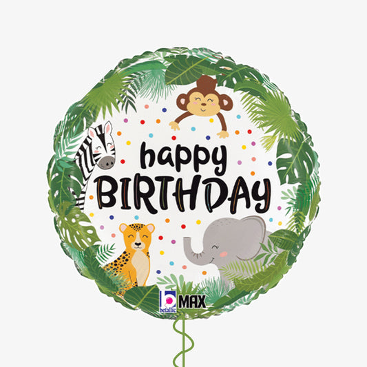 Jungle Happy Birthday Balloon