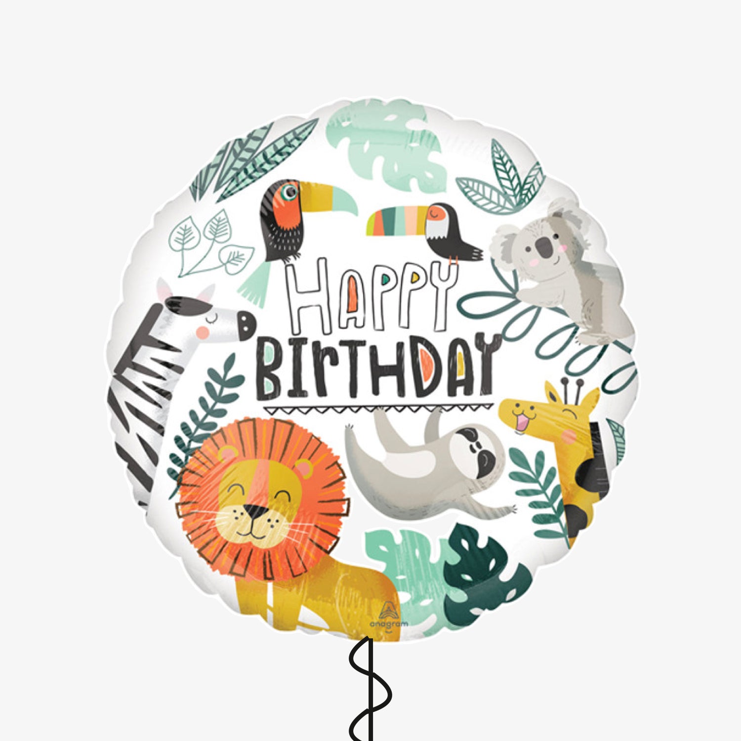 Jungle Happy Birthday Balloon