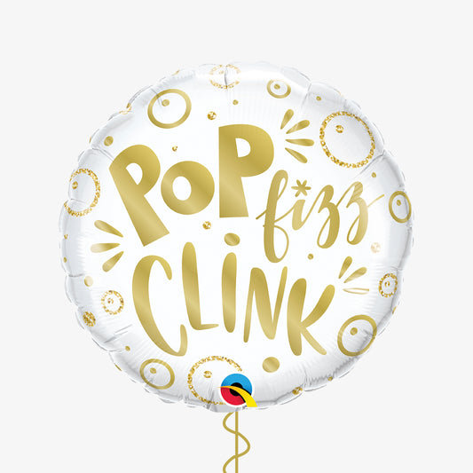 Pop Fizz Clink Celebration Balloon