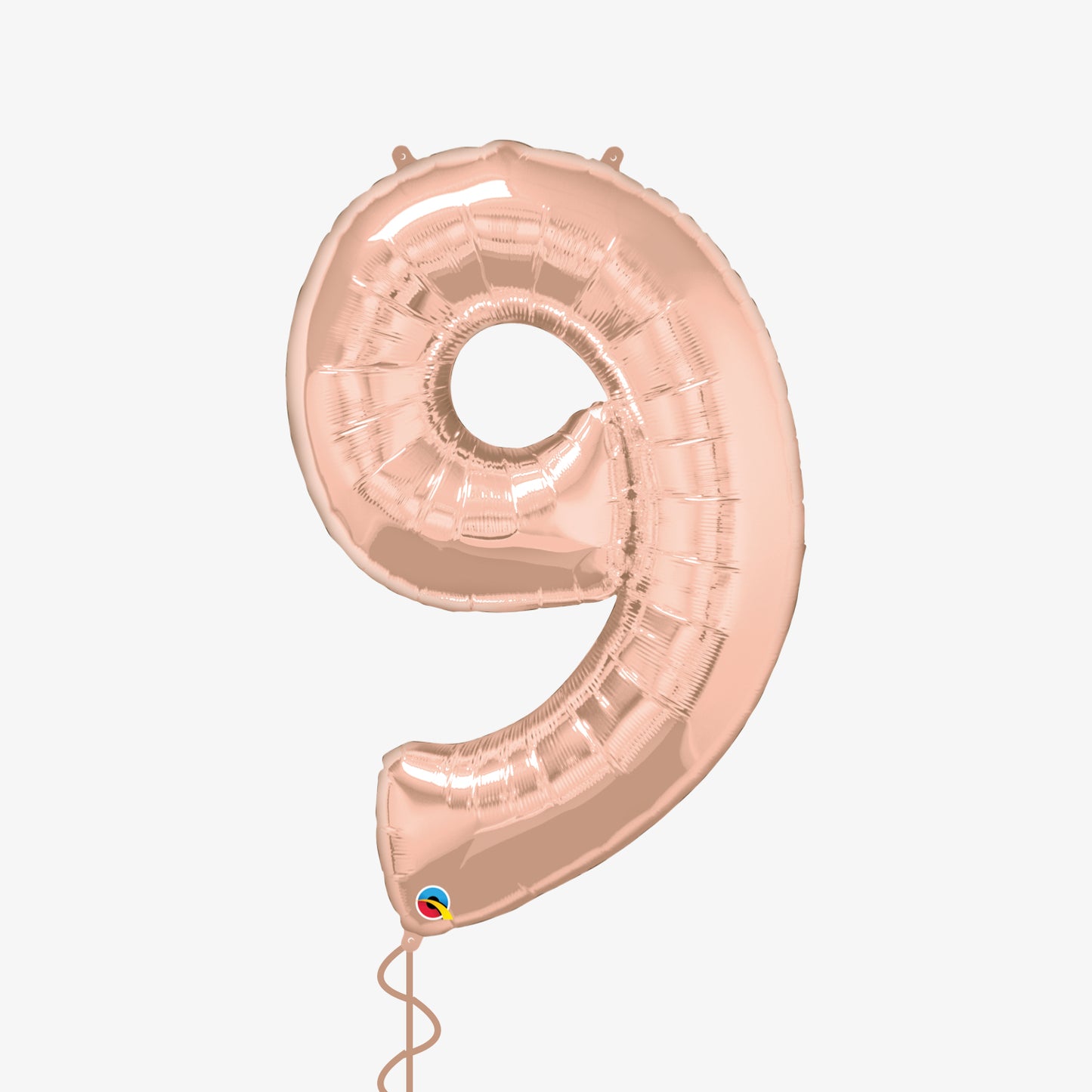 Rose Gold Number Nine Balloon