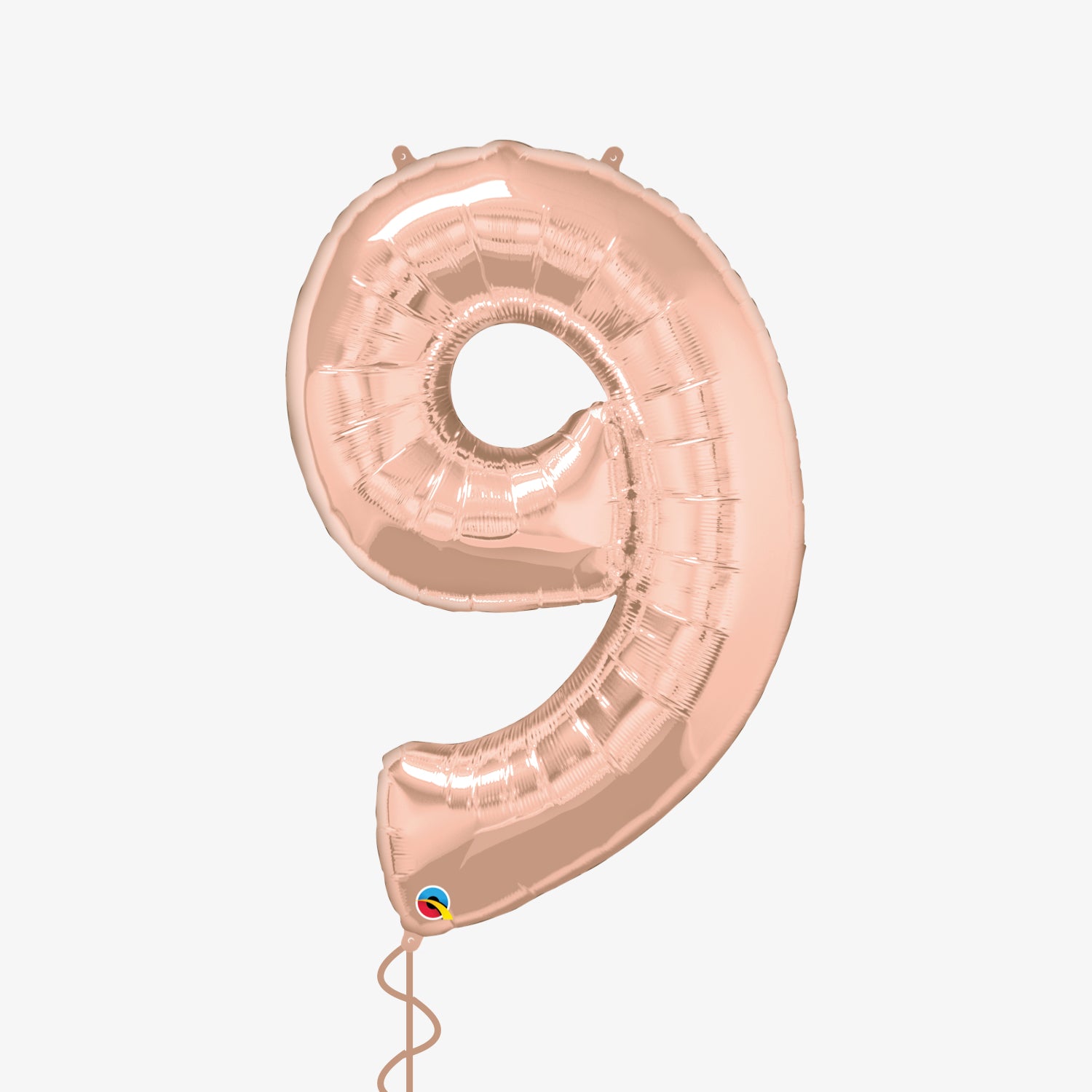 Rose Gold Number Nine Balloon