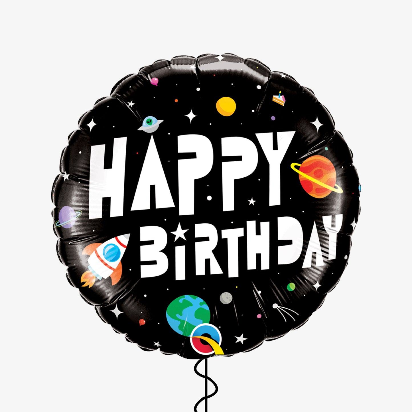 Space Happy Birthday Balloon