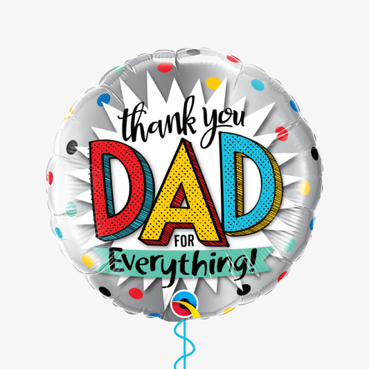 Thank You Dad For Everything Balloon