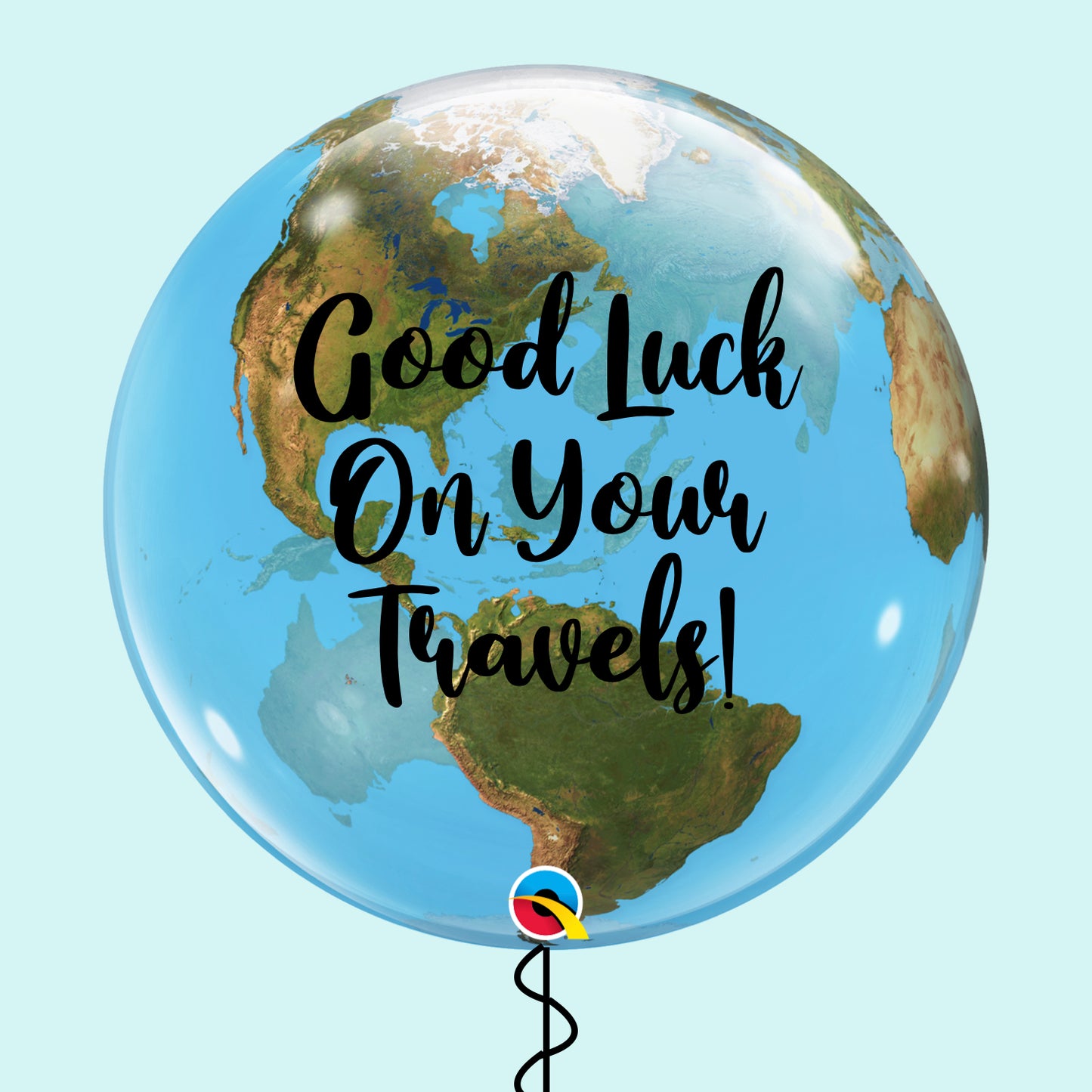 Personalised Globe Bubble Balloon